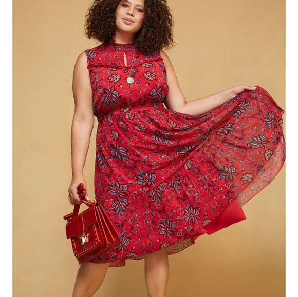 Modcloth Dresses & Skirts - Mod Cloth high neck dress,  size XL
